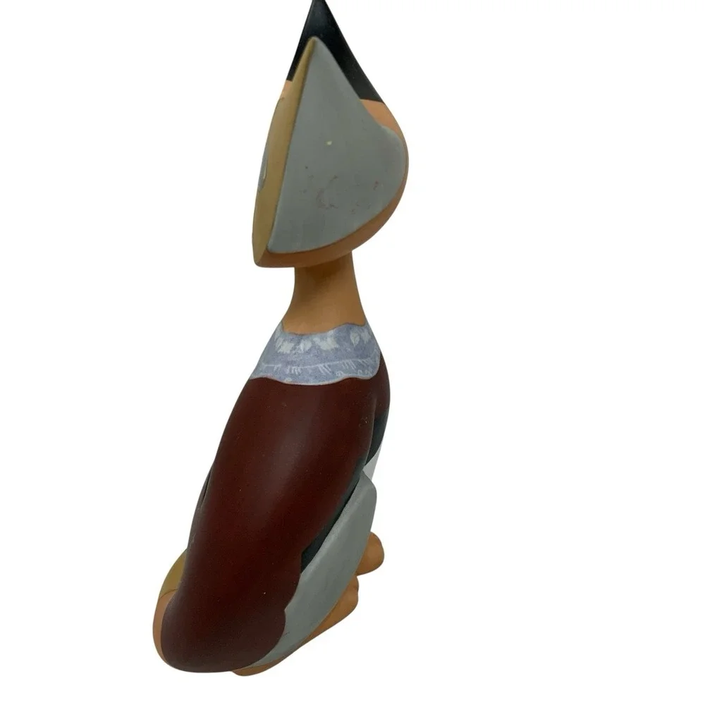 Goebel Rosina Wachtmeister Stella Cat Figurine Porcelain Modern Art Gold 7